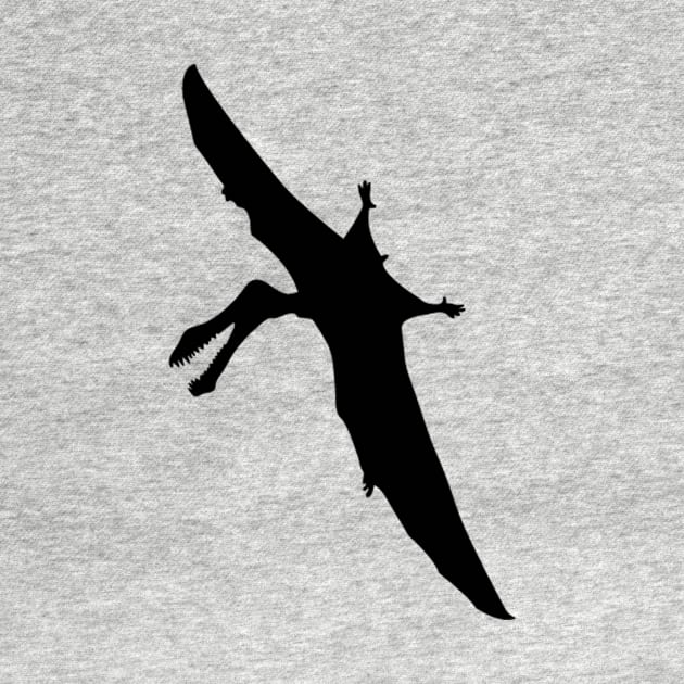 Flying Pterodactyl Silhouette by AustralianMate